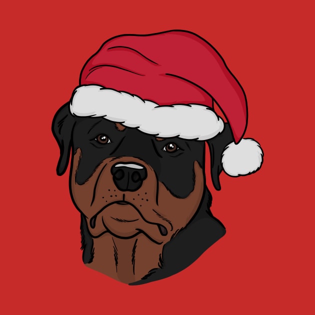 Rottweiler Christmas Dog Hat by rmcbuckeye