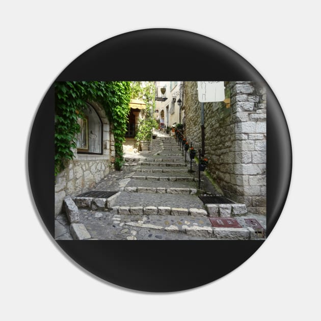 Saint Paul de Vence Village Stairs Pin by fantastic-designs