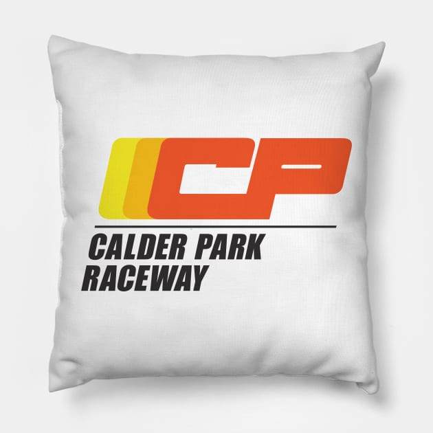 Calder Park Raceway Pillow by retropetrol