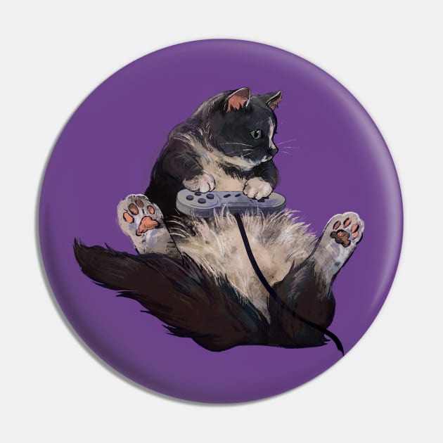 Epic Gamer Cat Pin by Catwheezie