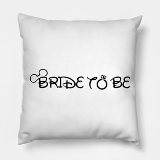 Mickey Bride to Be Pillow