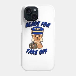 Pilot Yorkshire Terrier Phone Case