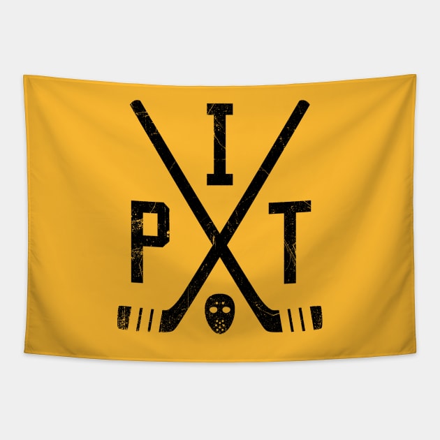 PIT Retro Sticks - Yellow Tapestry by KFig21