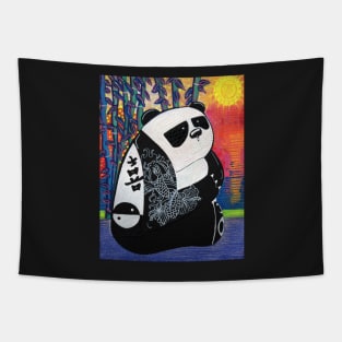 Panda Zen Master Tapestry