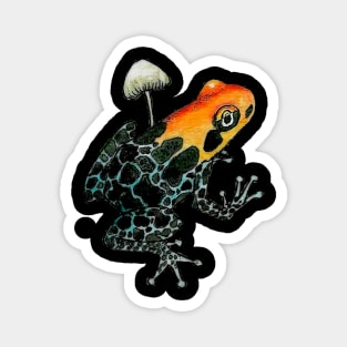 POISON ORANGE DART FROG Magnet