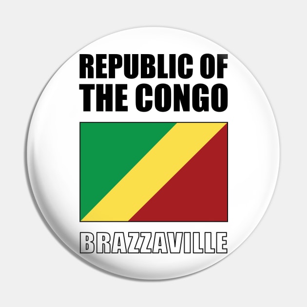 Flag of Republic of the Congo Pin by KewaleeTee