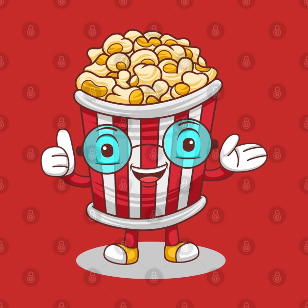 cute popcorn by MEDZ