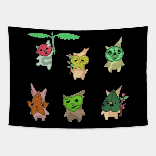 Korok Sheet Tapestry by KaniaAbbi