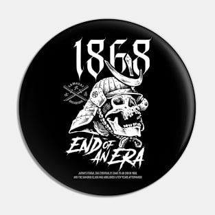 Samurai End of an Era 1868 Pin