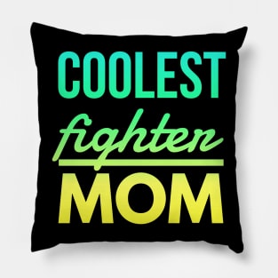 Woman Kickboxer Girl Kickboxer - Coolest Fighter Mom Pillow