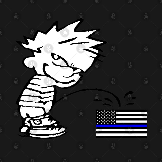 Calvin Blue Lives Matter by RevolutionToday