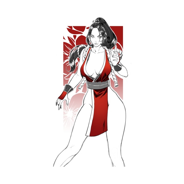 Mai Shiranui Red by andresob