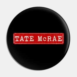 vintage retro plate Tate McRae Pin