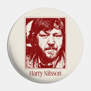 Harry Nilsson \/\/ Retro Faded Style Pin