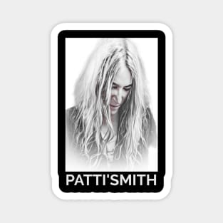 Wall patti smith white Magnet