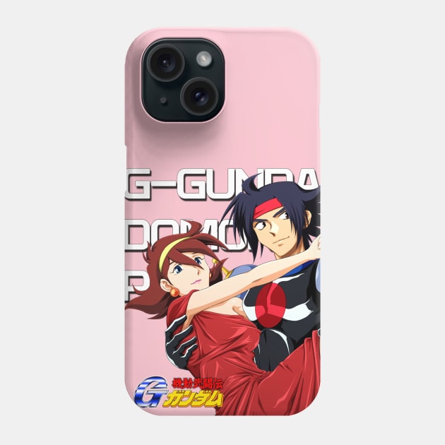 Domon x Rain G-Gundam Last Episode Phone Case by Celestial Crafts