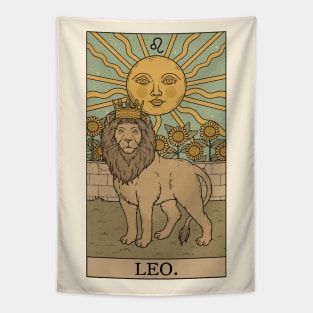 Leo Tarot Card Tapestry