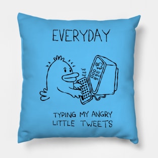 Angry Little Tweets Pillow