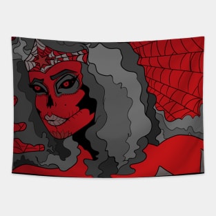 Santa Muerte Hero Tapestry