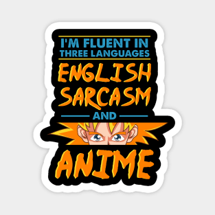 Funny Anime Shirt Japanese Manga Kawaii Gift Magnet