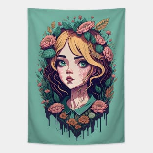 Flower Girl Tapestry