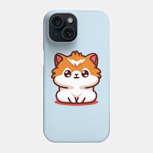 cute kawaii cat cartoon Phone Case