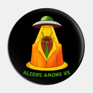 Alien and UFO Pin