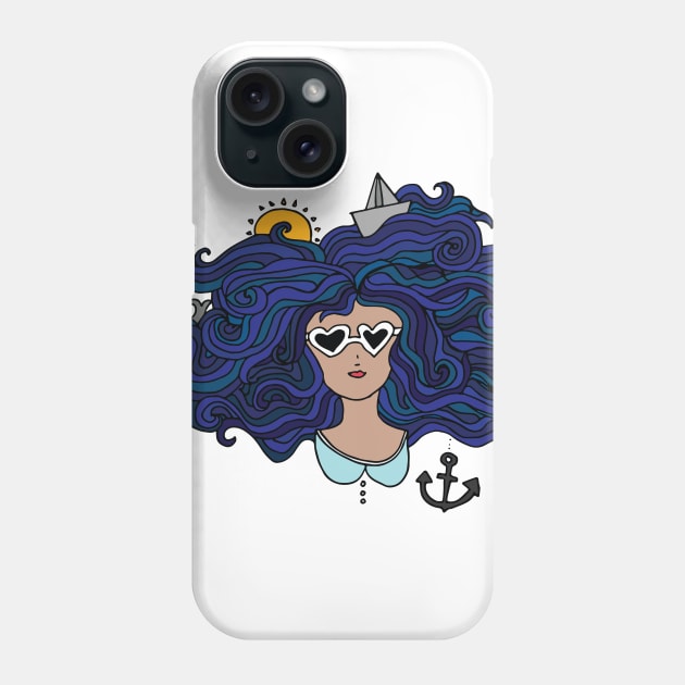 Girl of the Sea Phone Case by Nataliatcha23