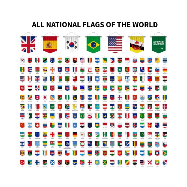 Flags of countries of the world 2024 by Abu Muorad