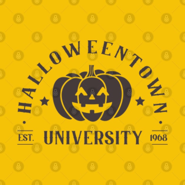 Halloween Town University Spooky Place to Be by BIBLIOTEECA