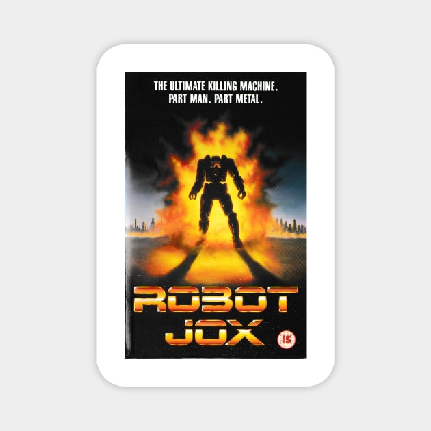 Robot Jox VHS Cover Magnet by VHS Retro T-Shirts