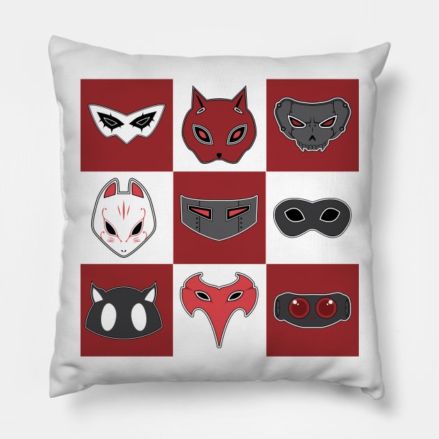 Phantom Thieves Pillow by keithmagnaye