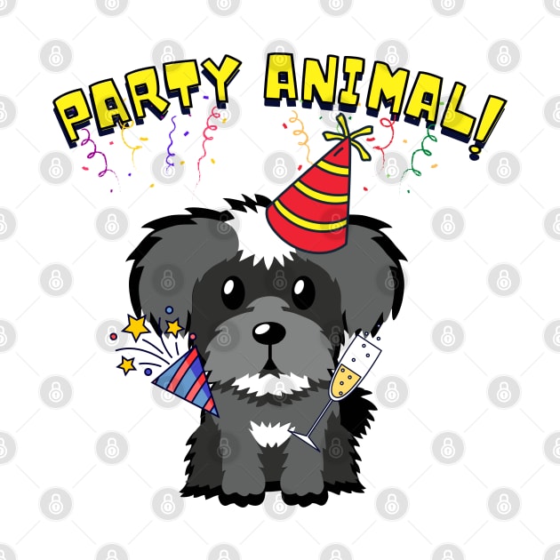 Party Animal Schnauzer by Pet Station