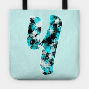 Paint Splash Letter Y Tote