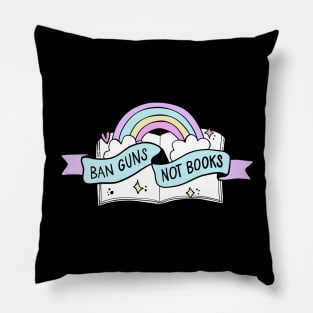 Ban Guns Not Books Pillow