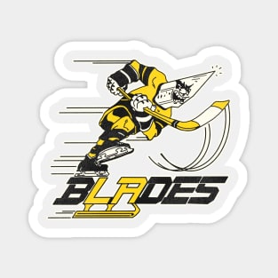 Defunct LA Blades Hockey Team Magnet