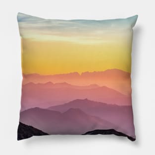 mountain sunrise lansdscape Pillow