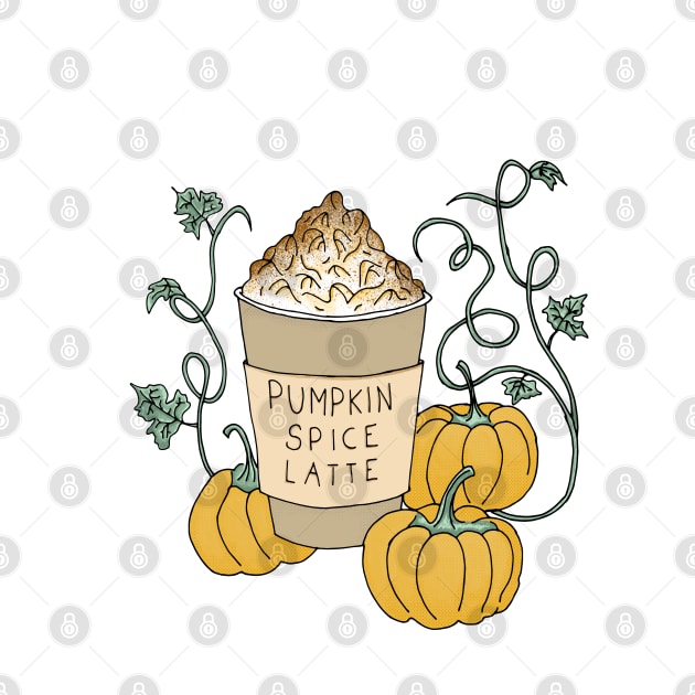 Pumpkin Spice Latte Drink by PrintablesPassions