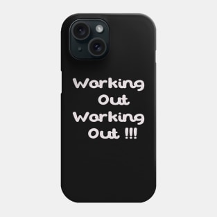 Working Out Phone Case