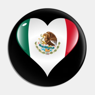 Heart of mexico Pin