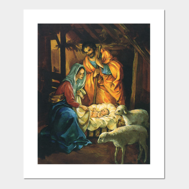 Vintage Christmas Nativity Scene Nativity Posters And Art