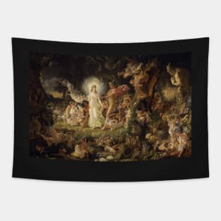 The Quarrel of Oberon and Titania - Joseph Noel Paton Tapestry