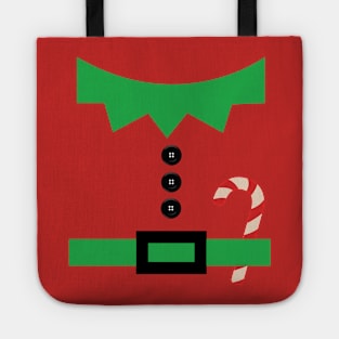 Elf Suit Shirt - Funny Christmas Fancy Dress Outfit T-Shirt Tote
