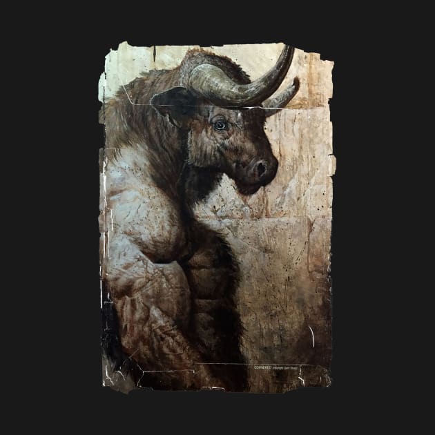 Cornered Minotaur by sharpy