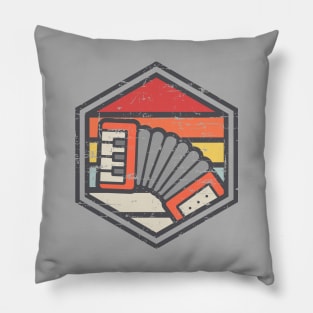 Retro Badge Accordion Light Pillow