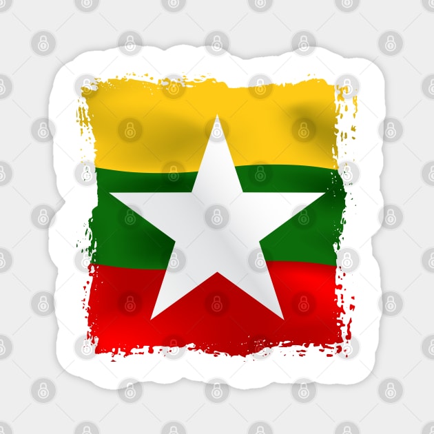 Myanmar Artwork Magnet by SASTRAVILA