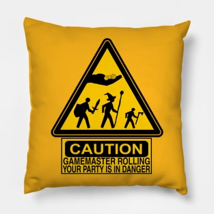 Caution: Gamemaster Rolling Pillow