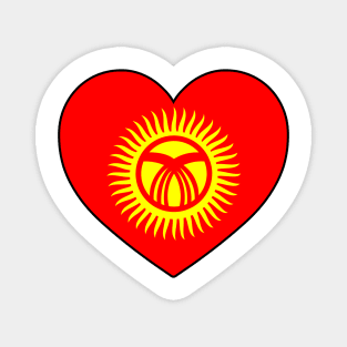 Heart - Kyrgyzstan Magnet