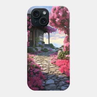 Chashitsu in the Pink Garden Phone Case