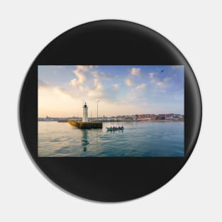 Chalmers Lighthouse Sunset Pin